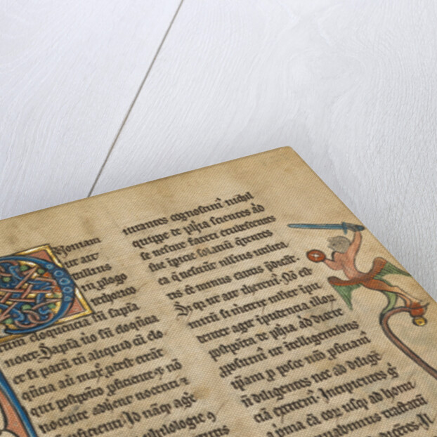 Decorated Initial Q by Anonymous