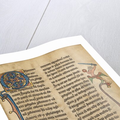 Decorated Initial Q by Anonymous