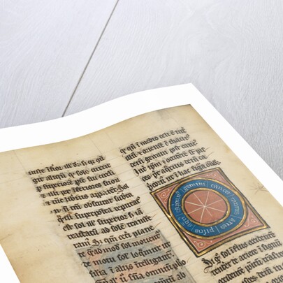 Diagram with Seven Signs of the Zodiac by Anonymous