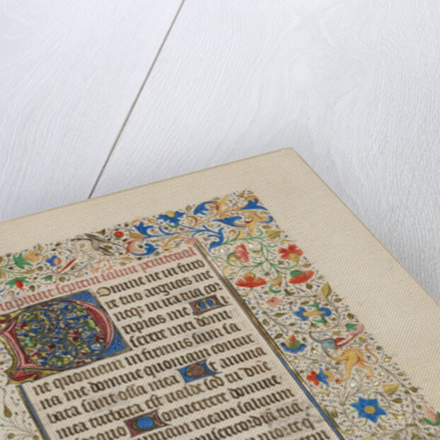 Decorated Text Page by Anonymous