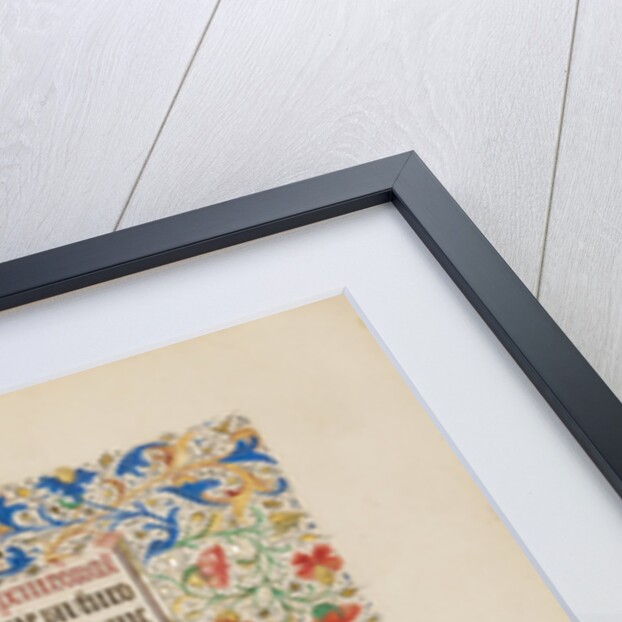 Decorated Text Page by Anonymous