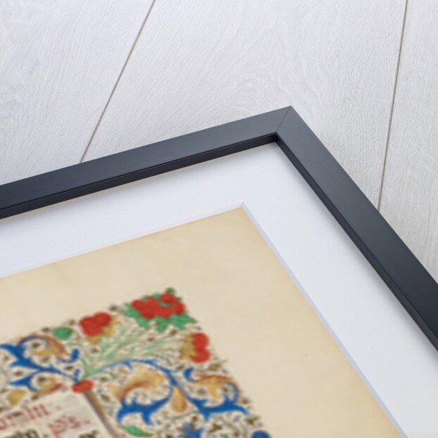 Decorated Text Page by Anonymous