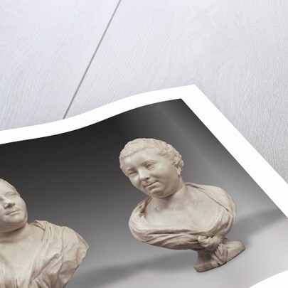 Busts of Two Sisters by Jean-Baptiste Pigalle