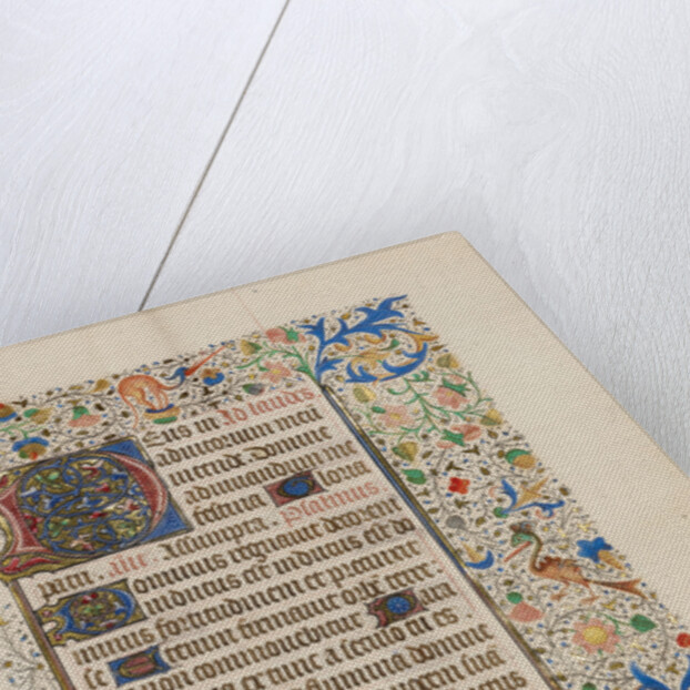 Decorated Text Page by Anonymous