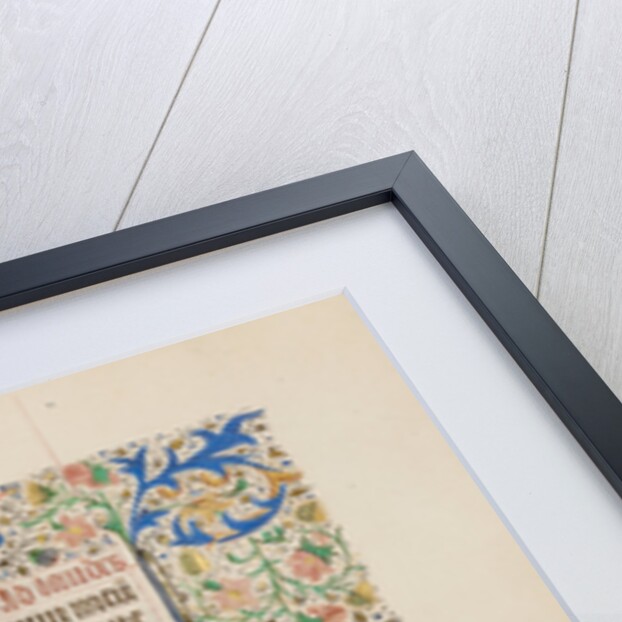 Decorated Text Page by Anonymous