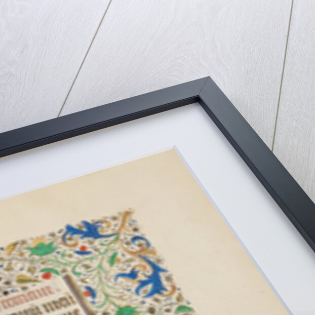 Decorated Text Page by Anonymous