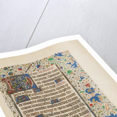 Decorated Text Page by Anonymous