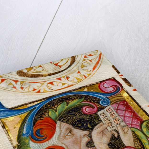 Initial A: A Man Singing by Anonymous