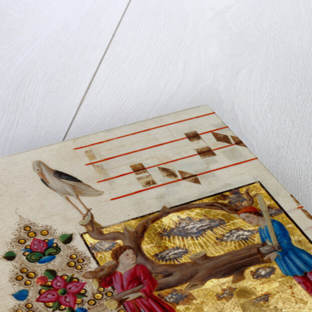 Inhabited Initial A by Anonymous