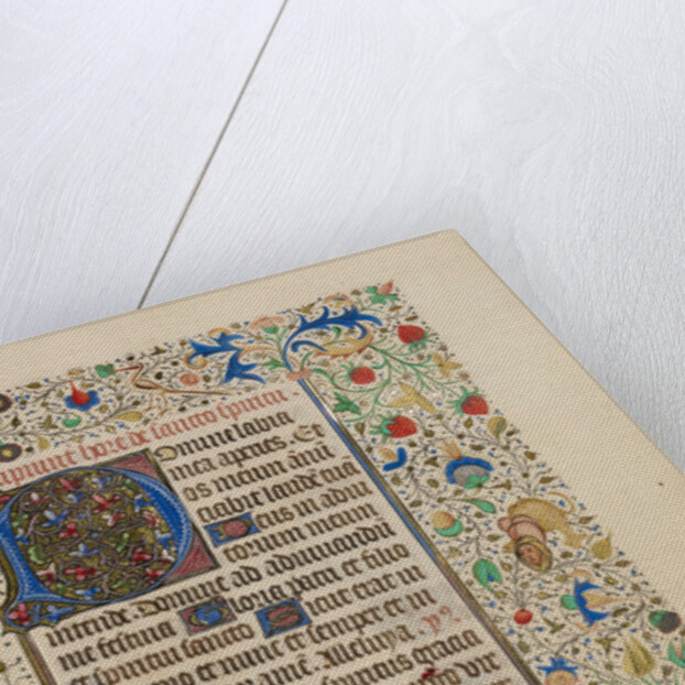 Decorated Text Page by Anonymous