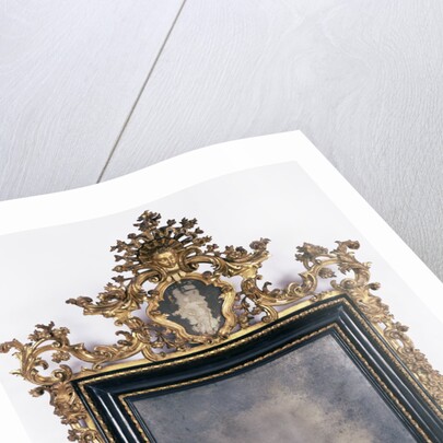 Mirror and frame by Anonymous