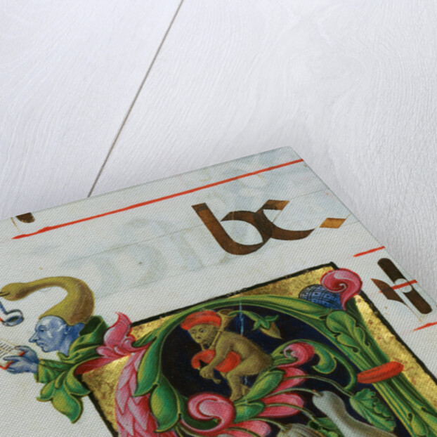 Inhabited Initial A by Anonymous