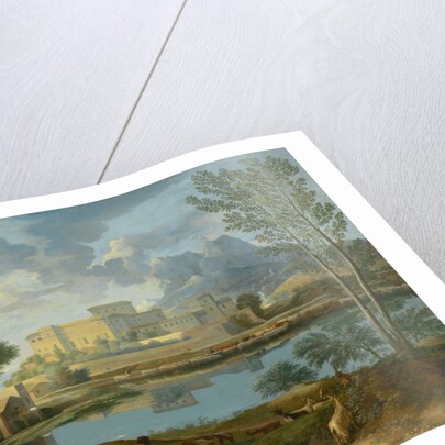 Landscape with a Calm (Un Temps calme et serein) by Nicolas Poussin
