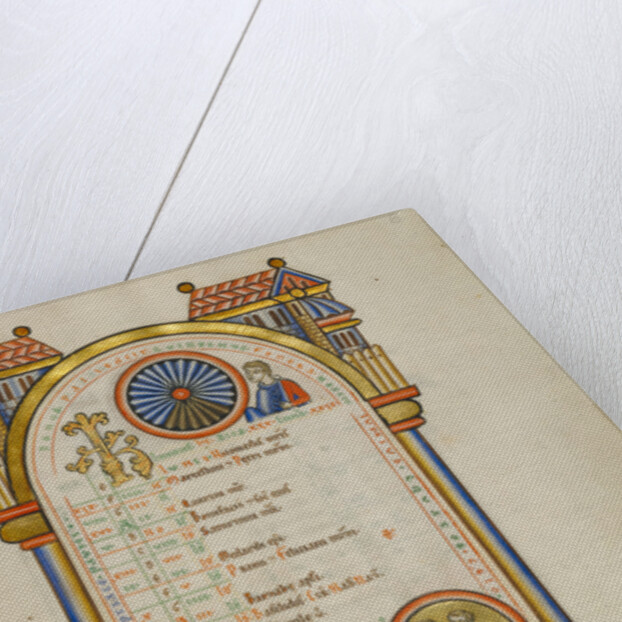 June Calendar Page with Junius Brutus (?) and Zodiacal Sign of Gemini by Anonymous