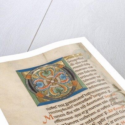 Decorated Initial O, Inhabited Initial D by Anonymous