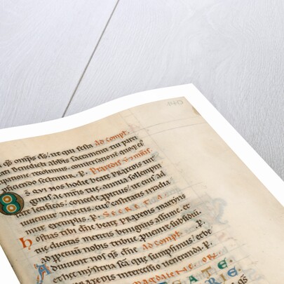 Decorated Initial B by Anonymous