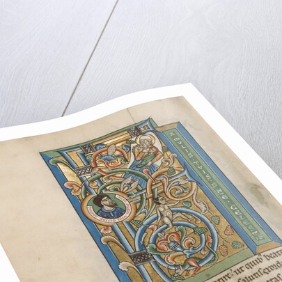Initial F: The Birth of the Virgin by Anonymous