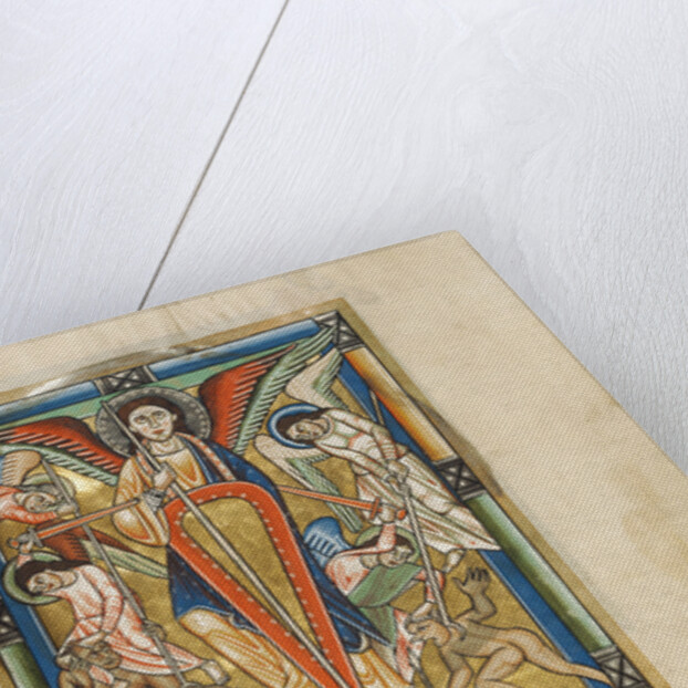 Saint Michael Battling the Dragon by Anonymous