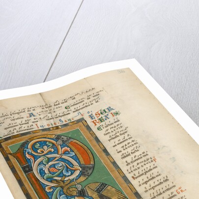 Decorated Initial R by Anonymous
