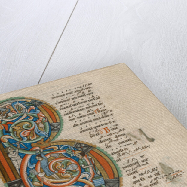 Inhabited Initial B by Anonymous