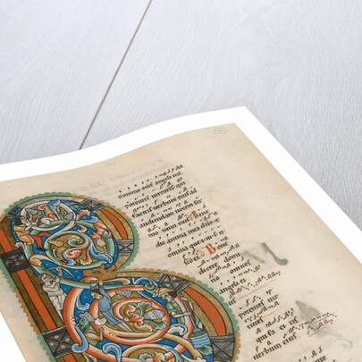 Inhabited Initial B by Anonymous