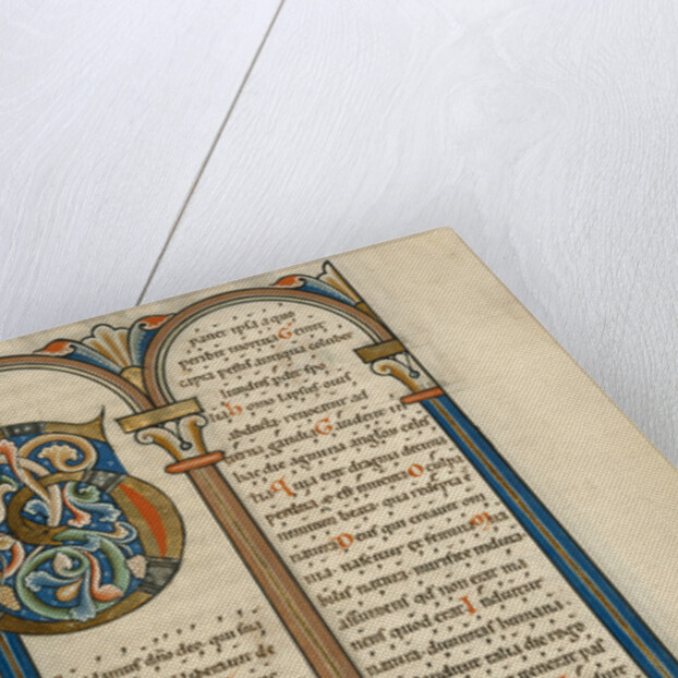 Decorated Text Page by Anonymous