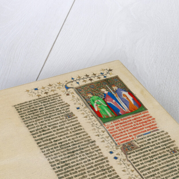 Tiberius, Messalina, and Caligula Reproach One Another in the Midst of Flames by Anonymous