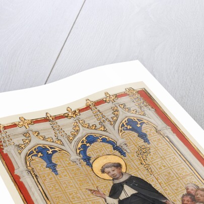 Saint Anthony Abbot Blessing the Animals, the Poor, and the Sick by Master of St. Veronica