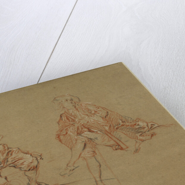 Two Seated Men by Nicolas Lancret