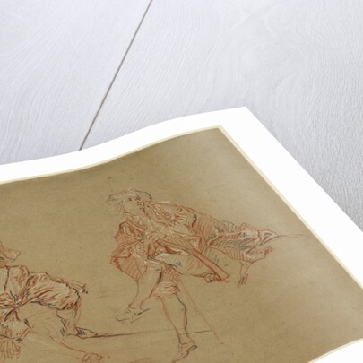 Two Seated Men by Nicolas Lancret