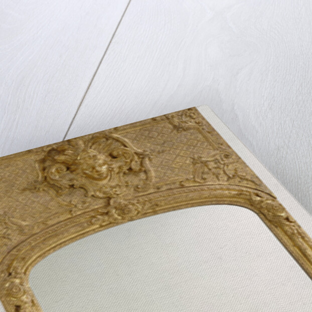 Antique frame with modern mirror glass by Anonymous