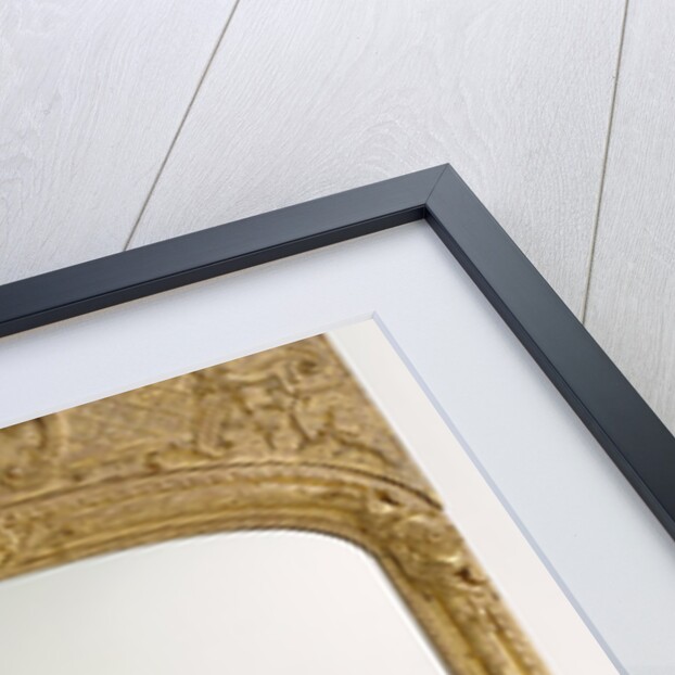 Antique frame with modern mirror glass by Anonymous