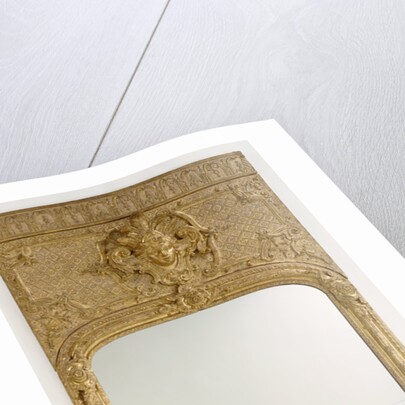 Antique frame with modern mirror glass by Anonymous