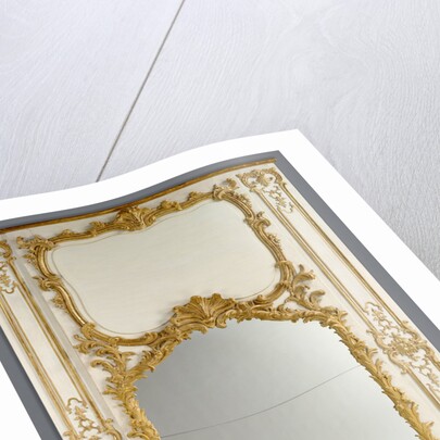 Frame for a Mirror with Two Parcloses by Anonymous