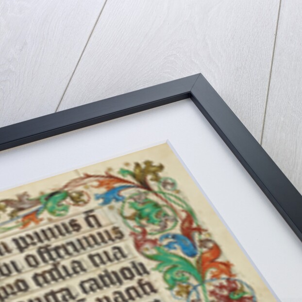 Decorated Initial T by Anonymous