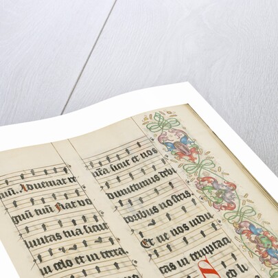 Decorated Text Page by Anonymous