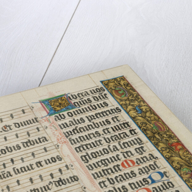 Decorated Text Page by Anonymous