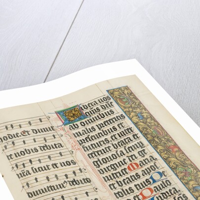 Decorated Text Page by Anonymous