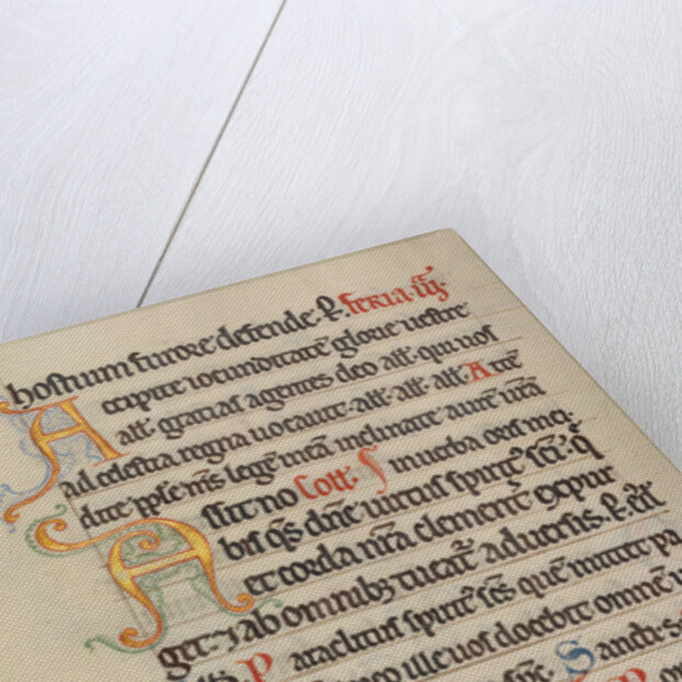 Decorated Text Page by Anonymous