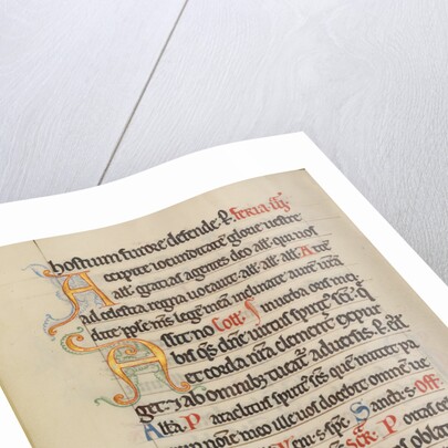 Decorated Text Page by Anonymous