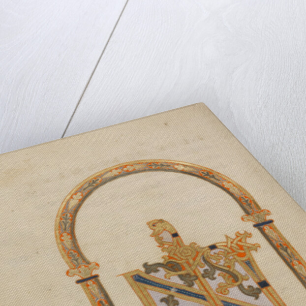 Decorated Monogram IN by Anonymous