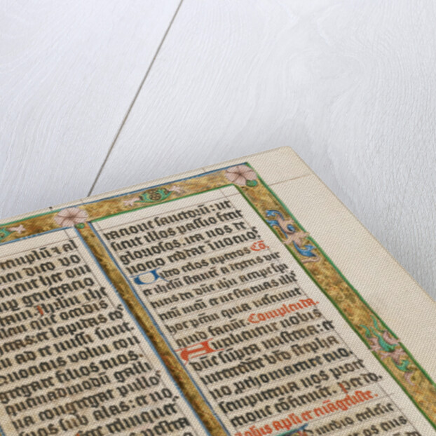 Decorated Text Page by Anonymous