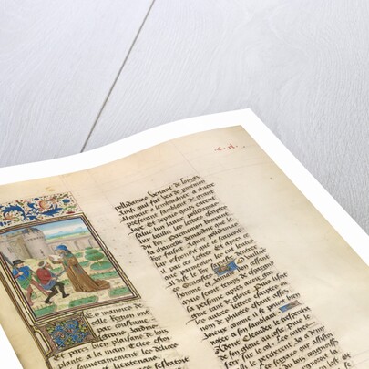 The Death of Parmenion by Master of the Jardin de vertueuse consolation and assistant