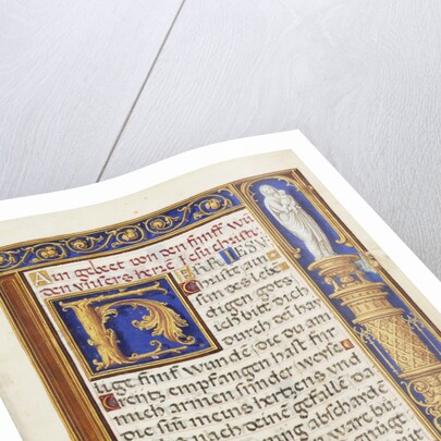 Decorated Text Page by Simon Bening