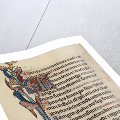 Initial E: David Playing the Harp by Bute Master