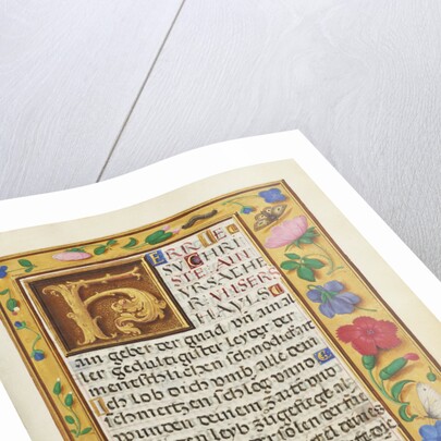 Decorated Text Page by Anonymous