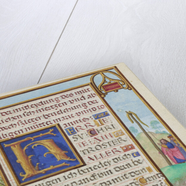 Border with Moses and the Brazen Serpent by Simon Bening