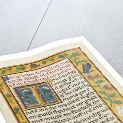 Decorated Text Page by Anonymous