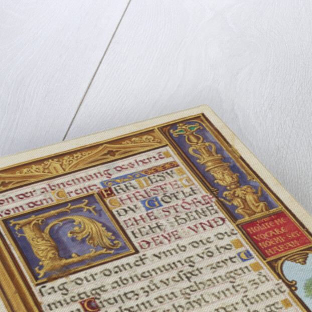 Border with Naomi Grieving the Loss of Her Family by Simon Bening