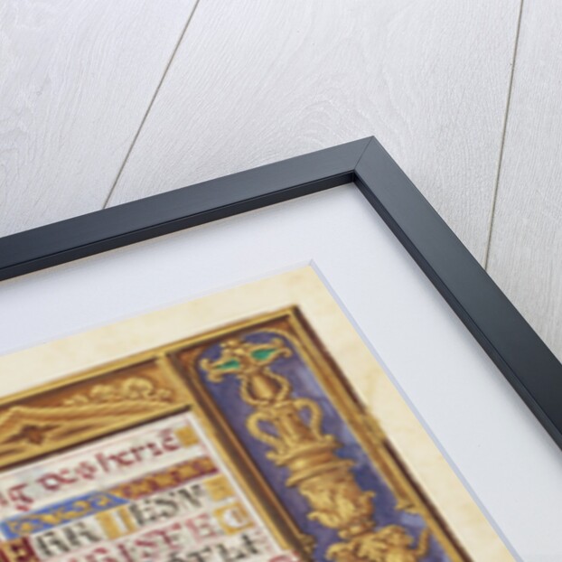 Border with Naomi Grieving the Loss of Her Family by Simon Bening